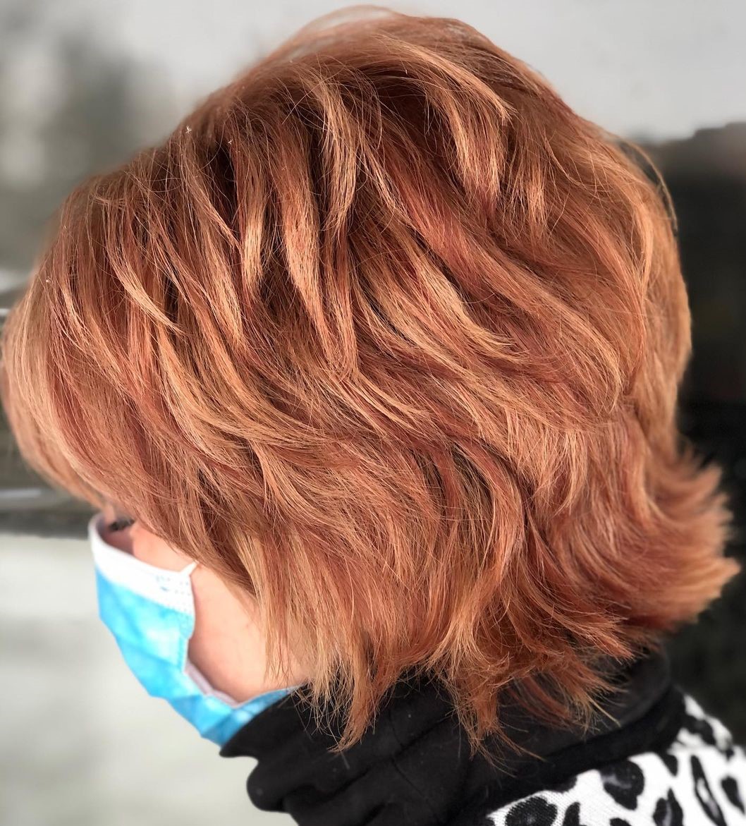 Two-Tone Messy Anime Hair (Brown & Blonde)