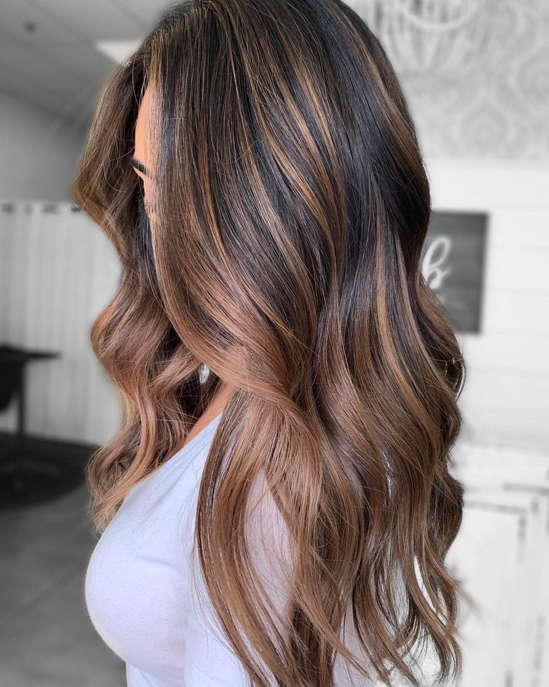 50 Dark Brown Hair With Highlights Ideas For 2022 - Hair Adviser