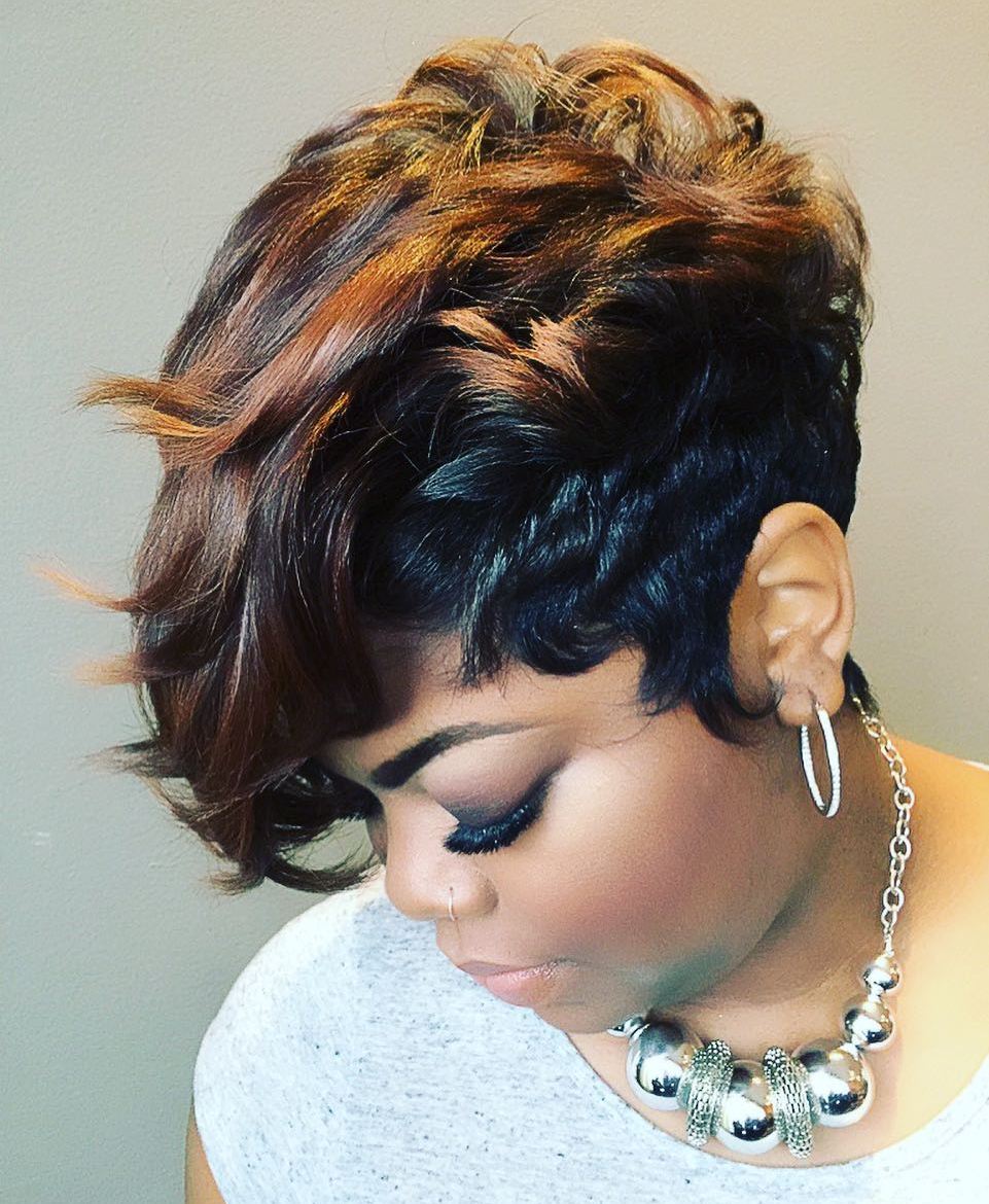 32+ Charming Style Black Short Weave Hairstyles 2021