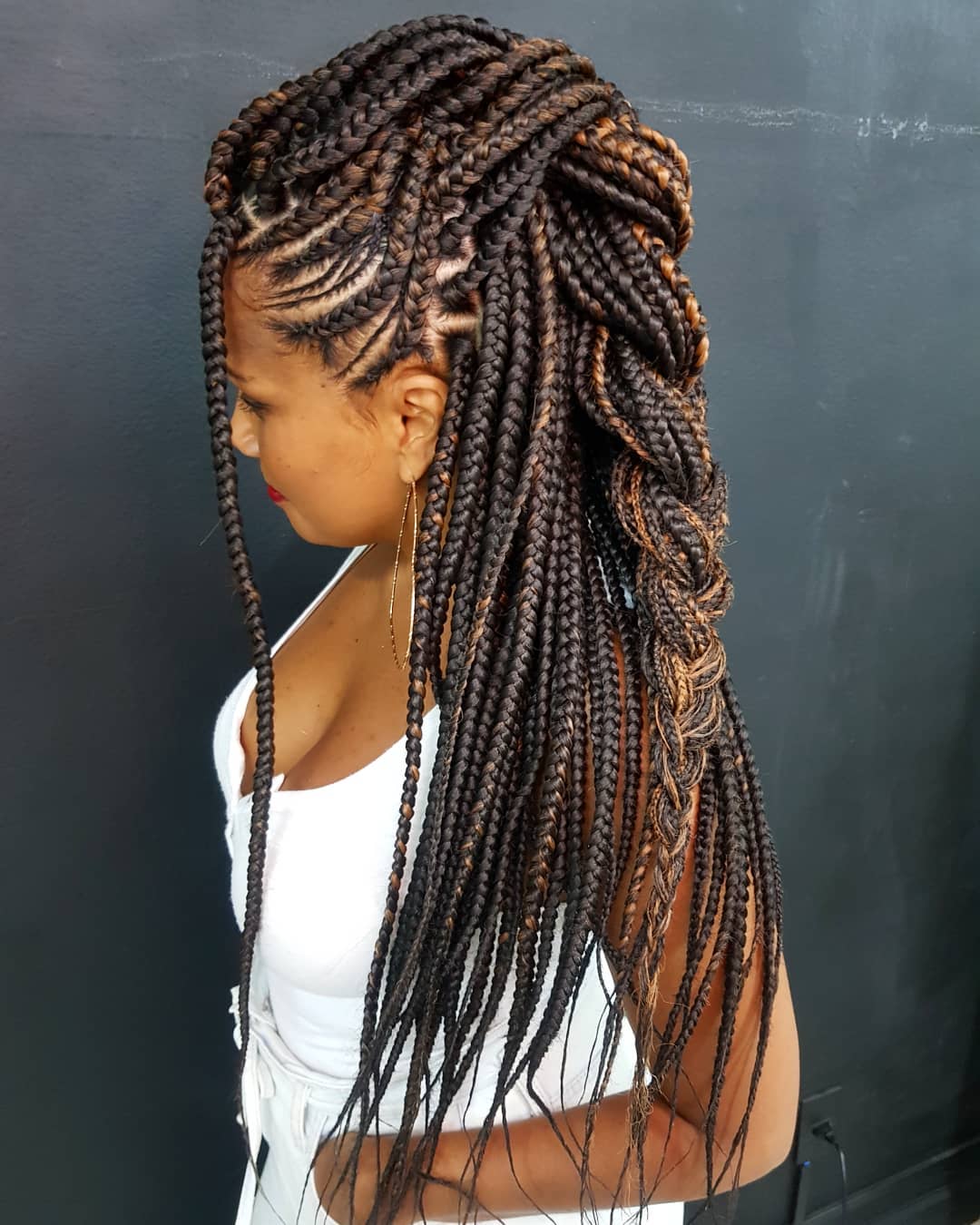 30+ Cornrow Braids With Loose Ends – FASHIONBLOG