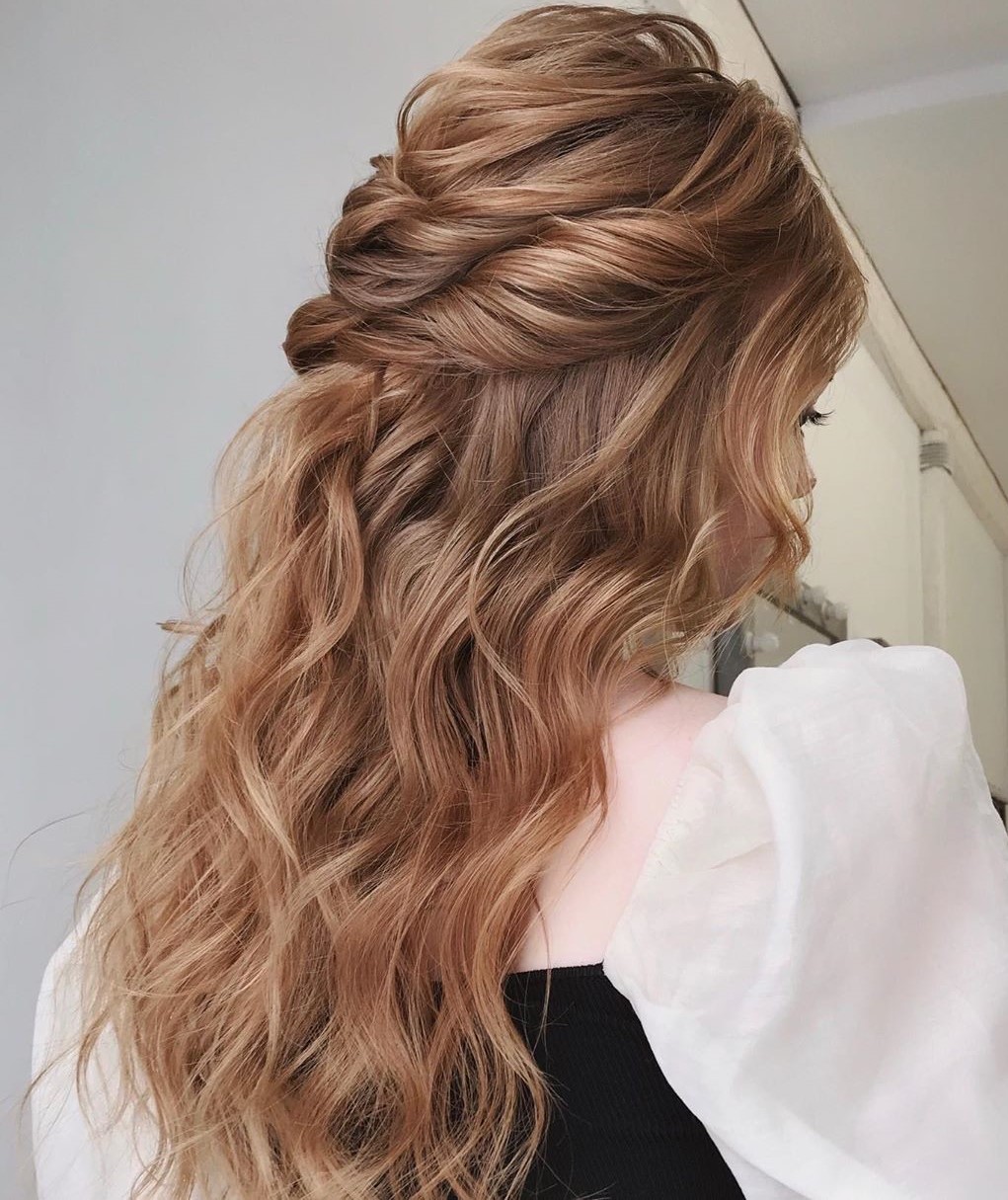 Braid And Curl Hairstyles For Prom / 50 Trendiest Half Up Half Down ...