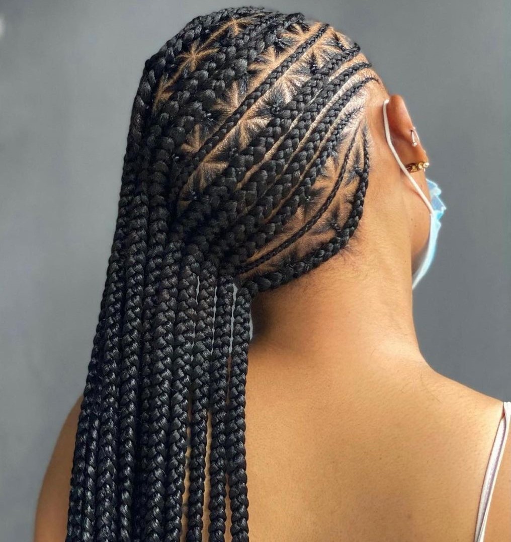 Tribal Design for Lemonade Braids