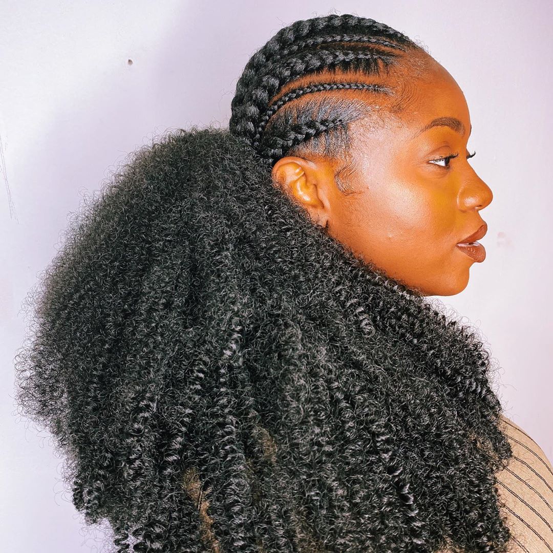 30+ Goddess Braids With Curls | FASHIONBLOG