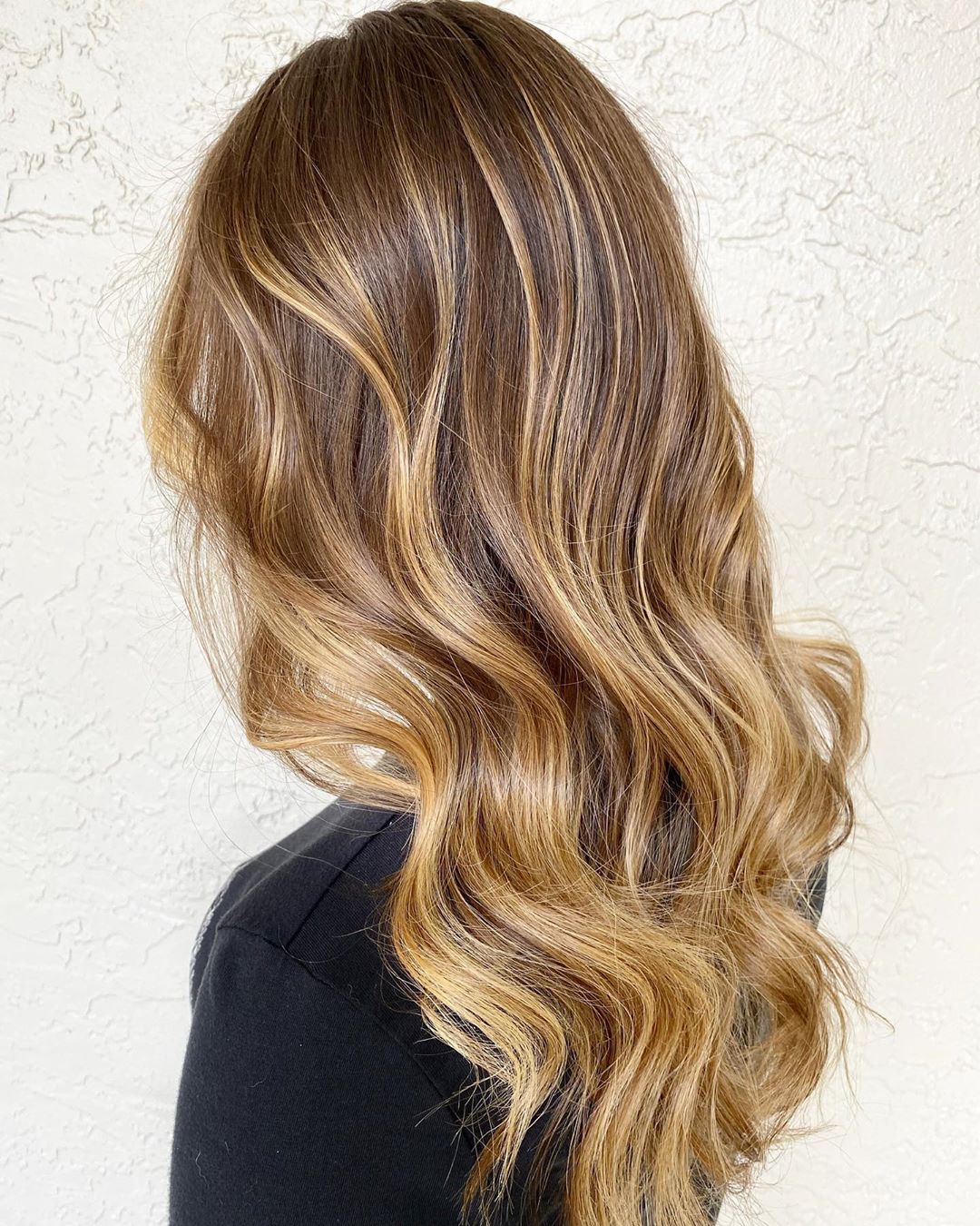 Golden Caramel Hair Color