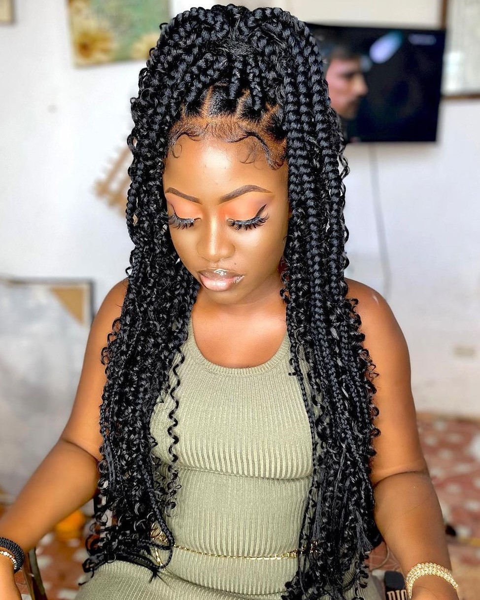 Goddess Braids Hairstyles