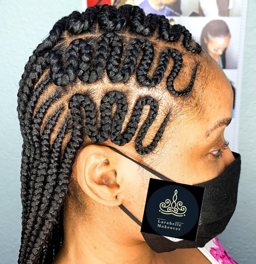 30 Stylish Protective Ghana Braids To Try In 2021 Hair Adviser