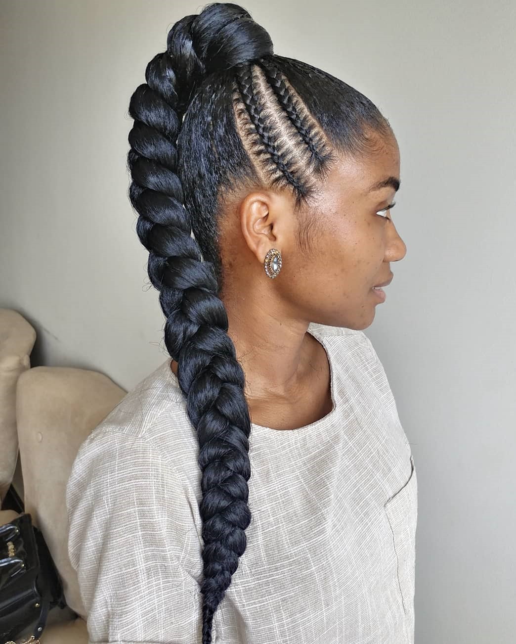 30 Stylish Protective Ghana Braids To Try In 2021 Hair Adviser