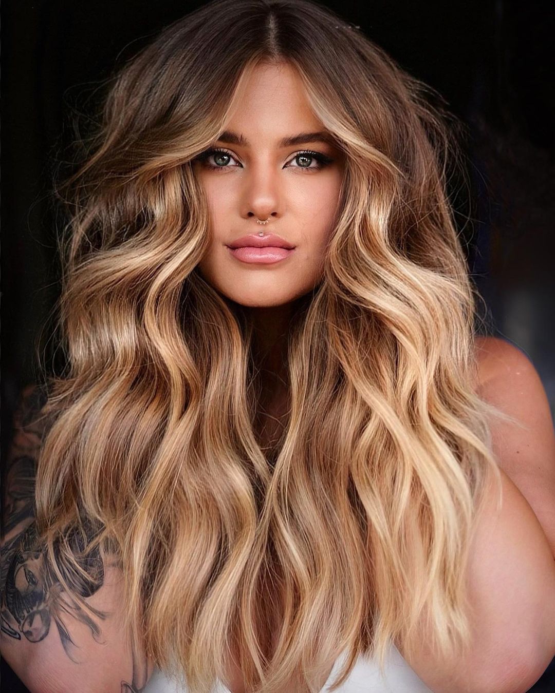 Caramel Balayage Ombre