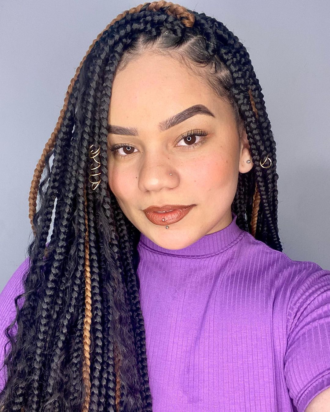 30 Medium Box Braids Ideas For Your New Look - Hair Adviser