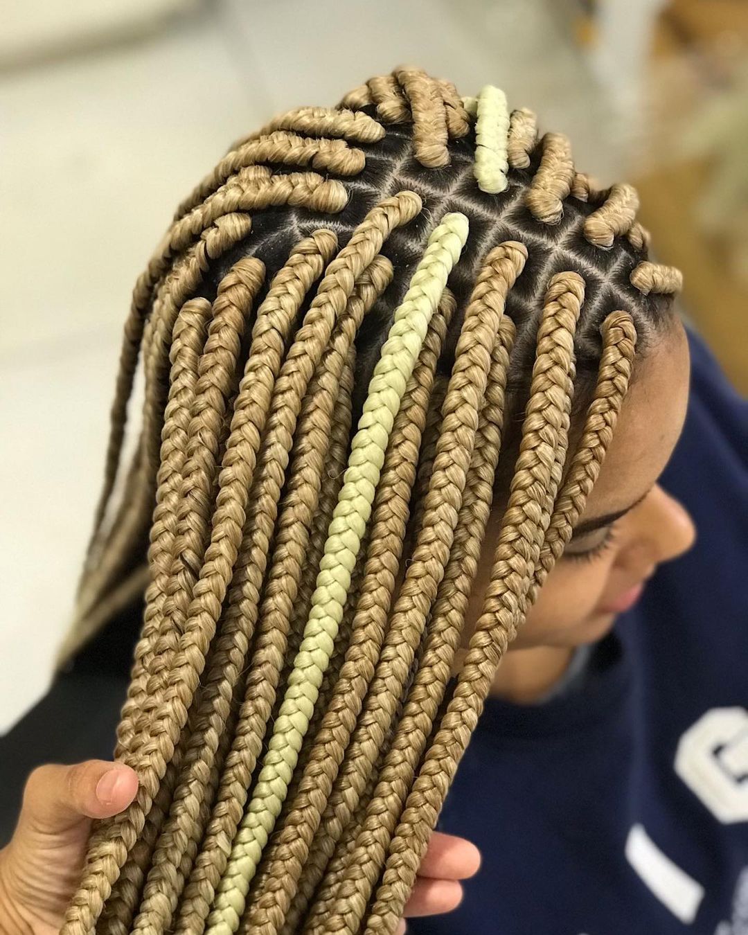 30 Spectacular Ways To Sport Jumbo Box Braids In 2024 - Hair Adviser