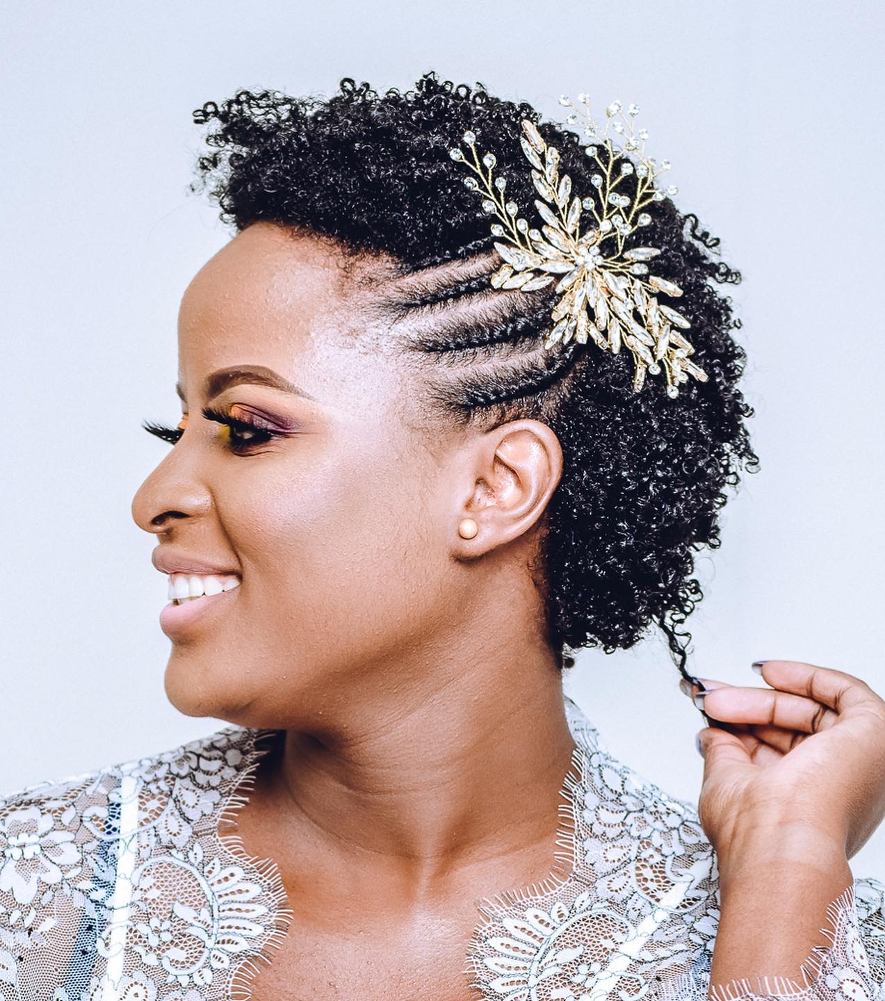 🔥EASY BRIDESMAID / BRIDAL NATURAL HAIR UPDOS FOR BLACK WOMEN 2021 /Tupo1 -  YouTube