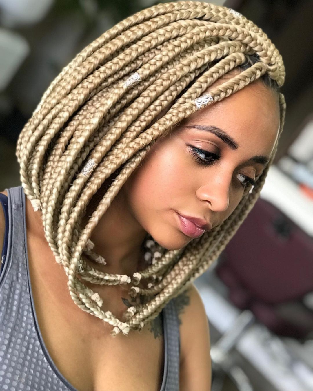 30 Spectacular Ways To Sport Jumbo Box Braids In 2024 - Hair Adviser