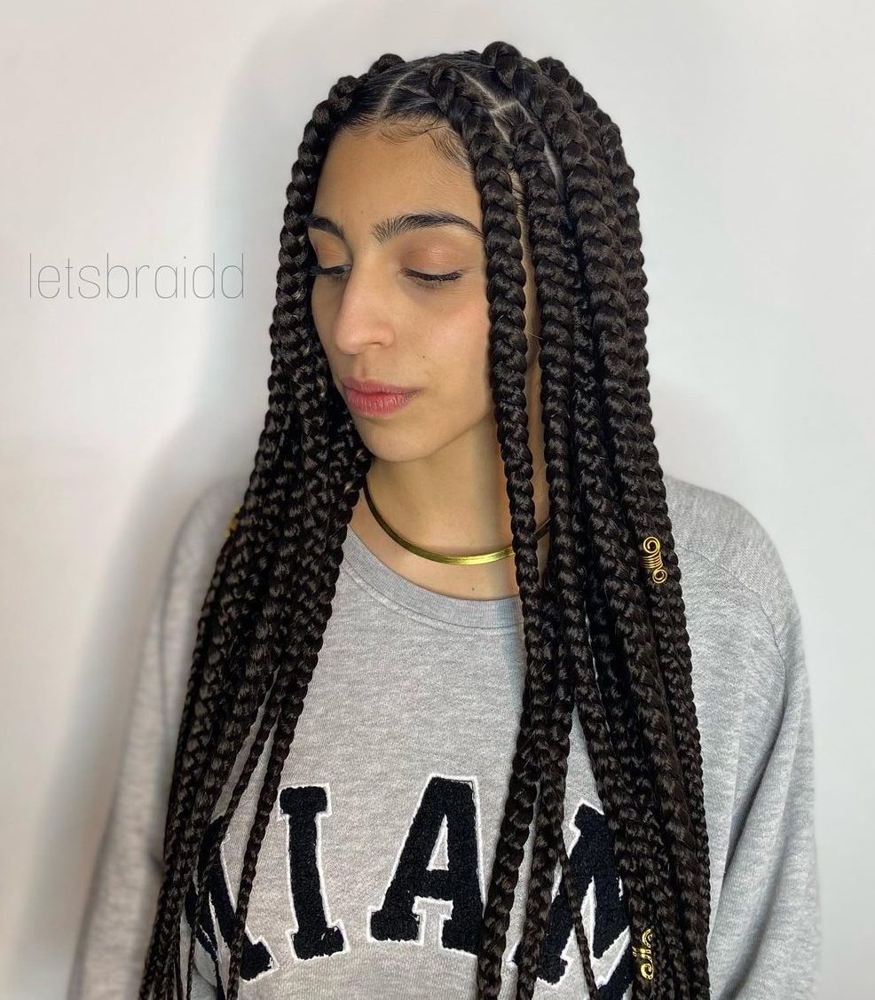 30 Spectacular Ways To Sport Jumbo Box Braids In 2024 - Hair Adviser